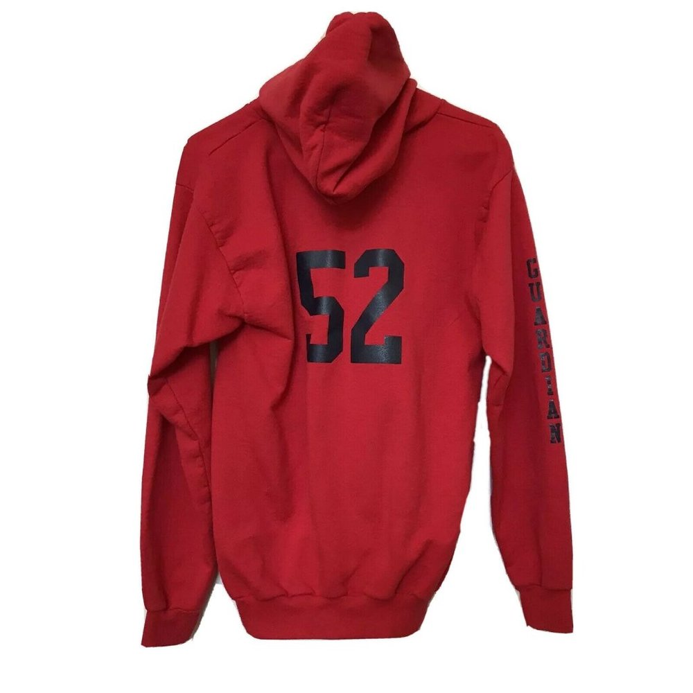 Port & Co Red Twins Hoodie Sweatshirt Adult Sz Small Pre-Owned GUC - Picture 2 of 6